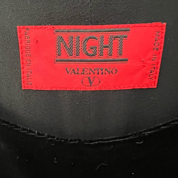 Vintage Valentino Night Silk & Velvet Hand Beaded Dress - Picture 13 of 15